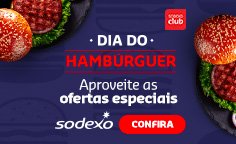 Sodexo Club: ofertas dia do hambúrguer