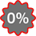 ícone 0%
